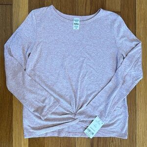 Kid Long-Sleeve Jersey Tee, Tie Tee, Carter's Size 10